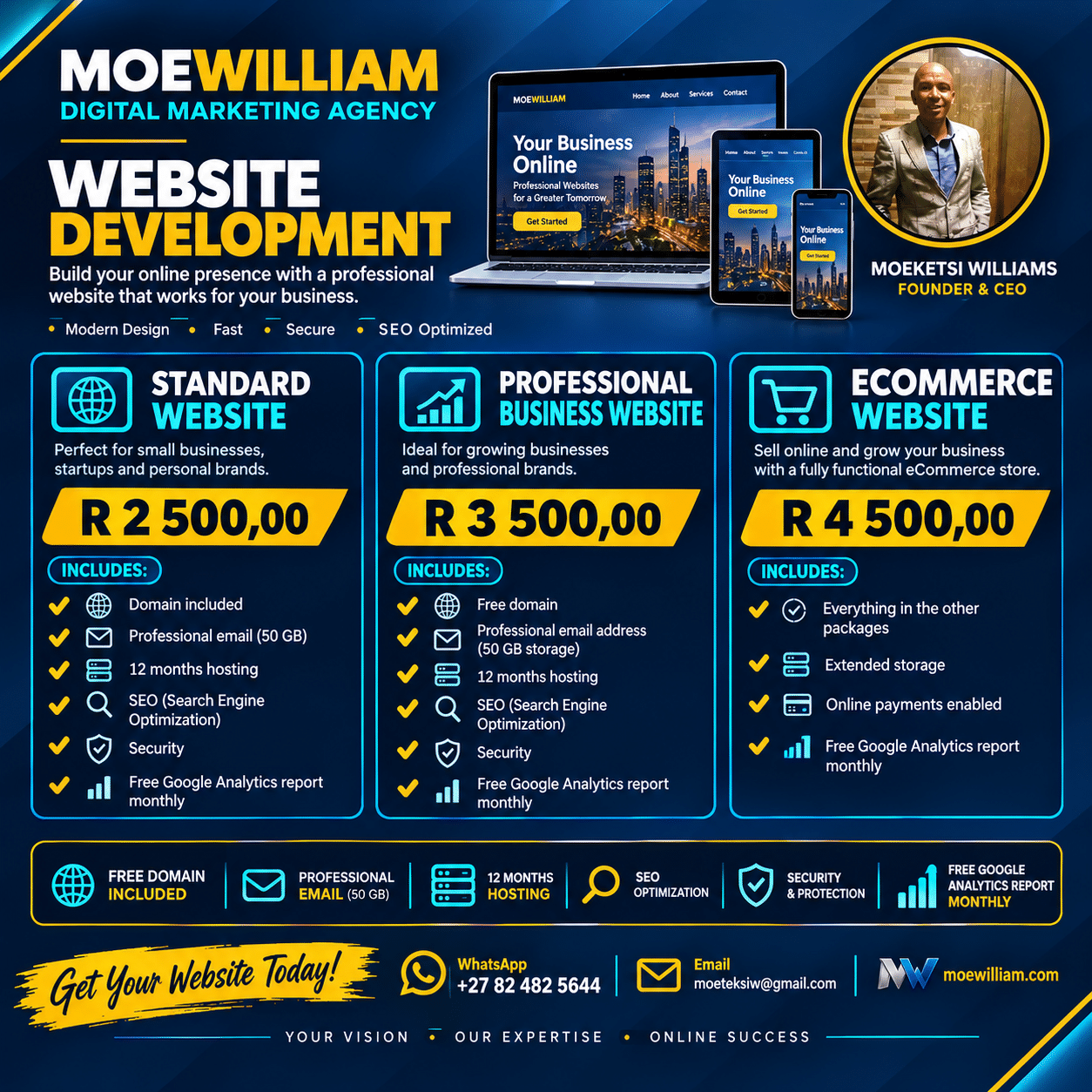 Soweto Ekasi services advertisement
