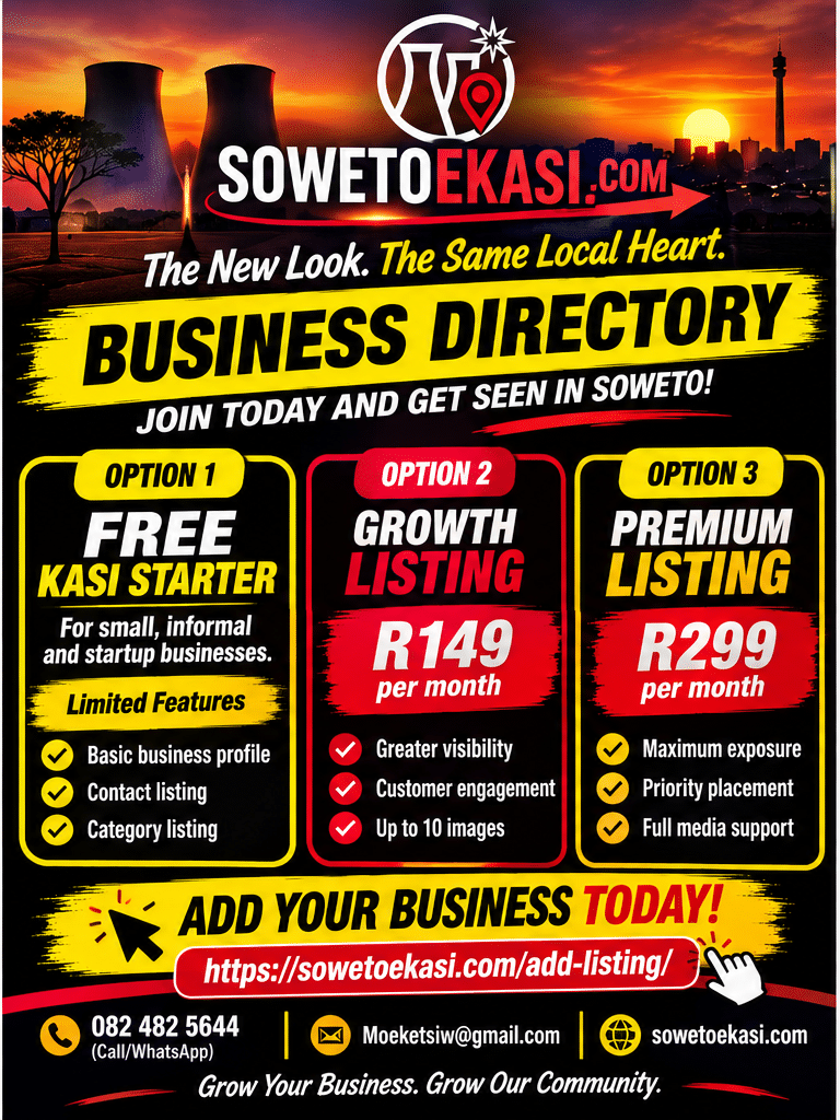 Soweto Ekasi Business Directory flyer